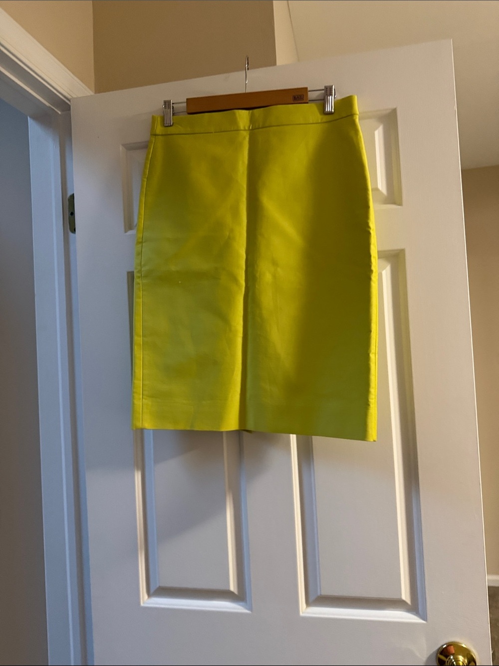 J. Crew Neon Pencil Skirt